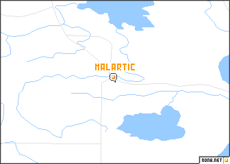 map of Malartic