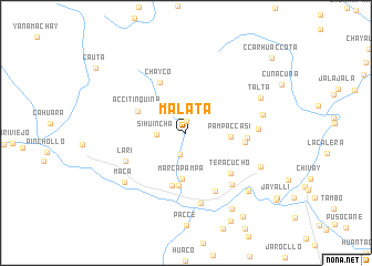 map of Malata