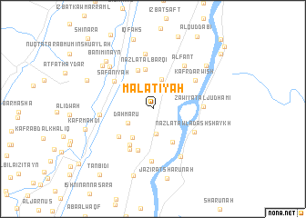 map of Malāţīyah