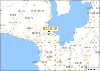map of Malaue