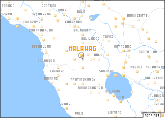 map of Malawag