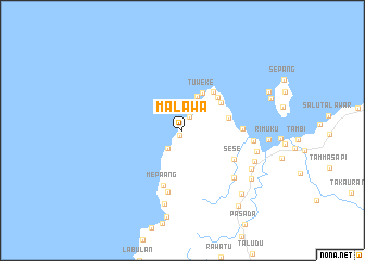 map of Malawa