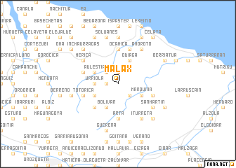 map of Malax