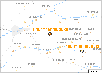 map of Malaya Danilovka