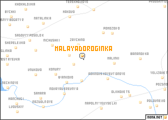 map of Malaya Doroginka