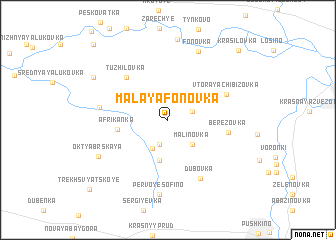 map of Malaya Fonovka