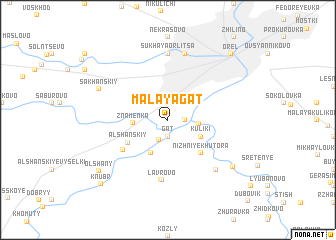 map of Malaya Gat\