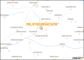 map of Malaya Gubshchina