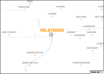 map of Malaya Inga