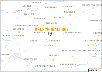 map of Malaya Kamenka