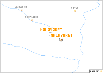 map of Malaya Ket\