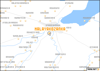 map of Malaya Kozanka