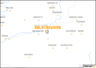 map of Malaya Kumina