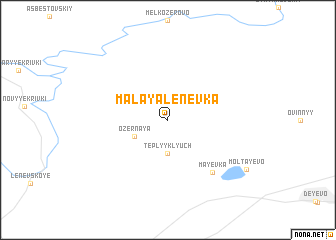 map of Malaya Lenevka