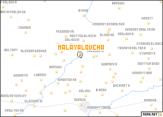 map of Malaya Lovcha