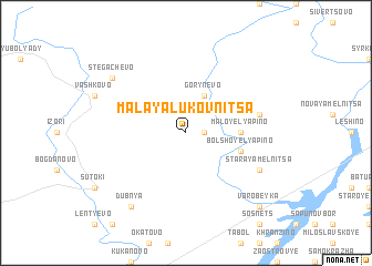 map of Malaya Lukovnitsa