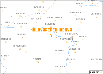 map of Malaya Perekhodnya