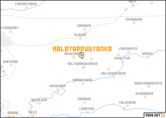 map of Malaya Prudyanka
