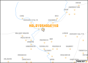 map of Malaya Shadeyka