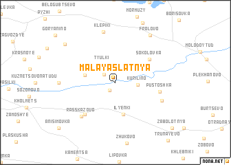 map of Malaya Slatnya