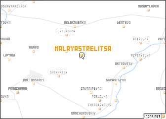 map of Malaya Strelitsa