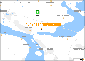 map of Malaya Tsarëvshchina