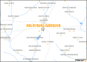 map of Malaya Velidarovka