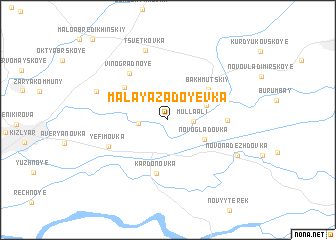 map of Malaya Zadoyevka