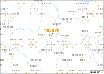 map of Malaya