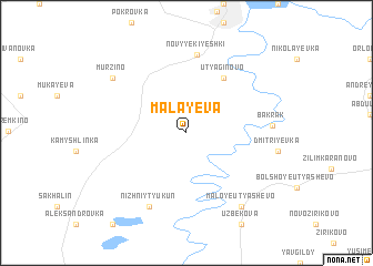 map of Malayeva