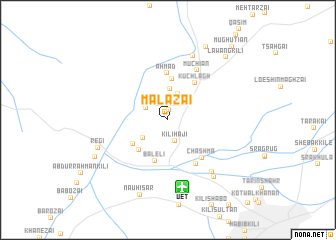 map of Malāzai