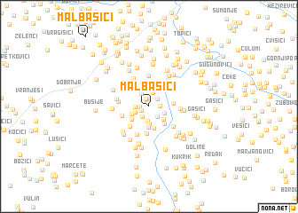 map of Malbašići