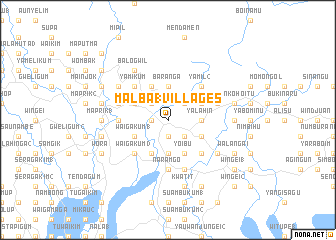 map of Malba 1 Villages