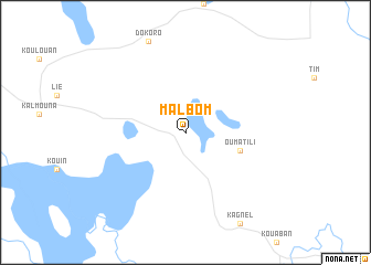 map of Malbom