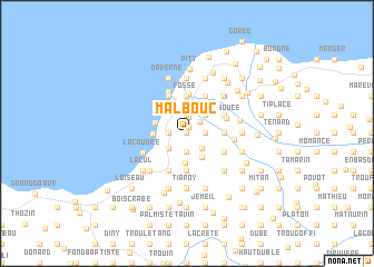 map of Malbouc