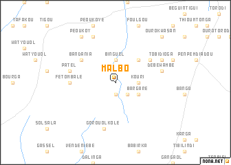 map of Malbo