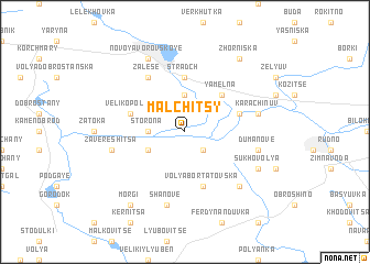 map of Malʼchitsy