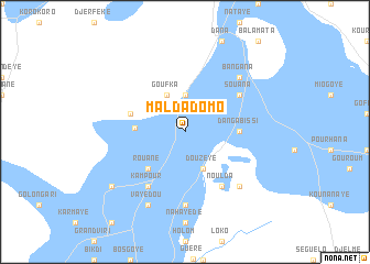 map of Malda Domo