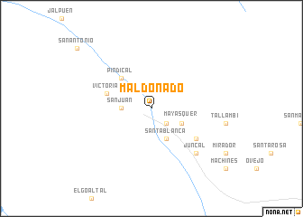 map of Maldonado