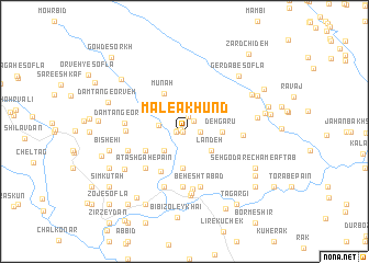 map of Māl-e Ākhūnd