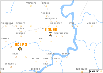 map of Maléa