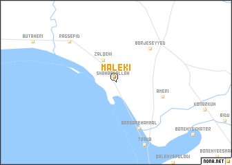 map of Mālekī