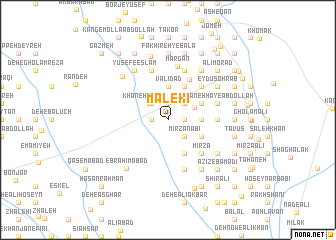 map of Malekī