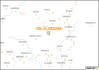 map of Maléla Bombé