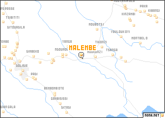 map of Malembé