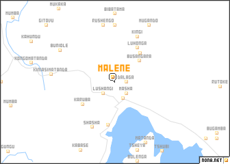 map of Malene