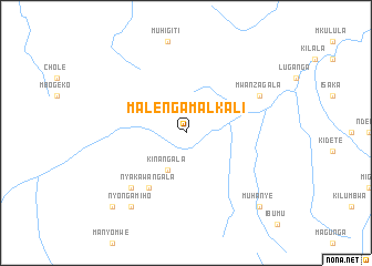 map of Malenga-Malkali