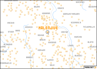 map of Male Njive