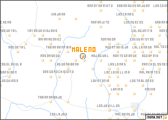 map of Maleno