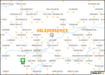 map of Malé Prosenice